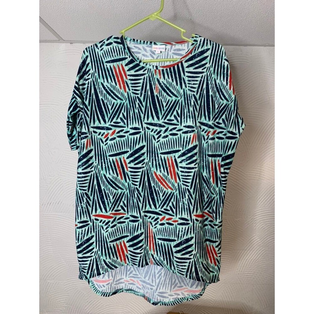 Lularoe Irma XS green/navy
